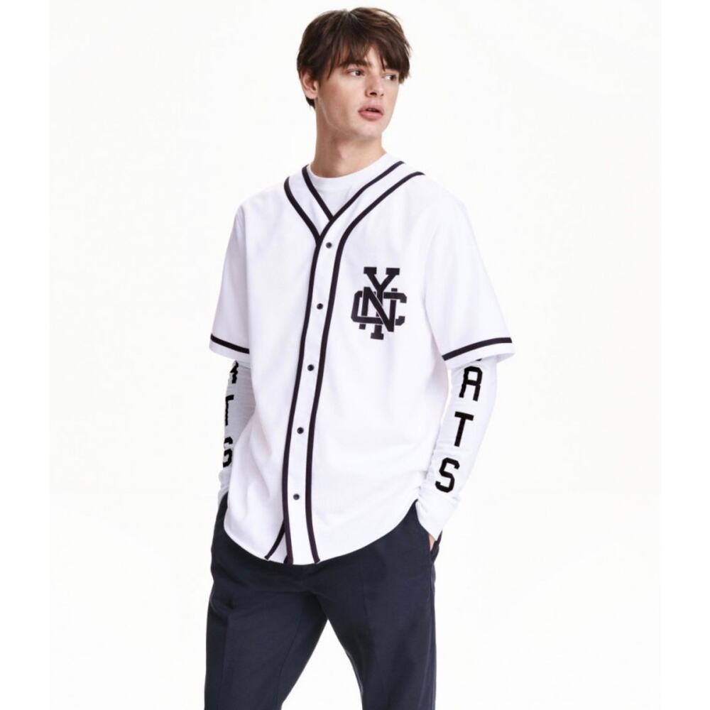 Men's H&M NYC baseball jersey